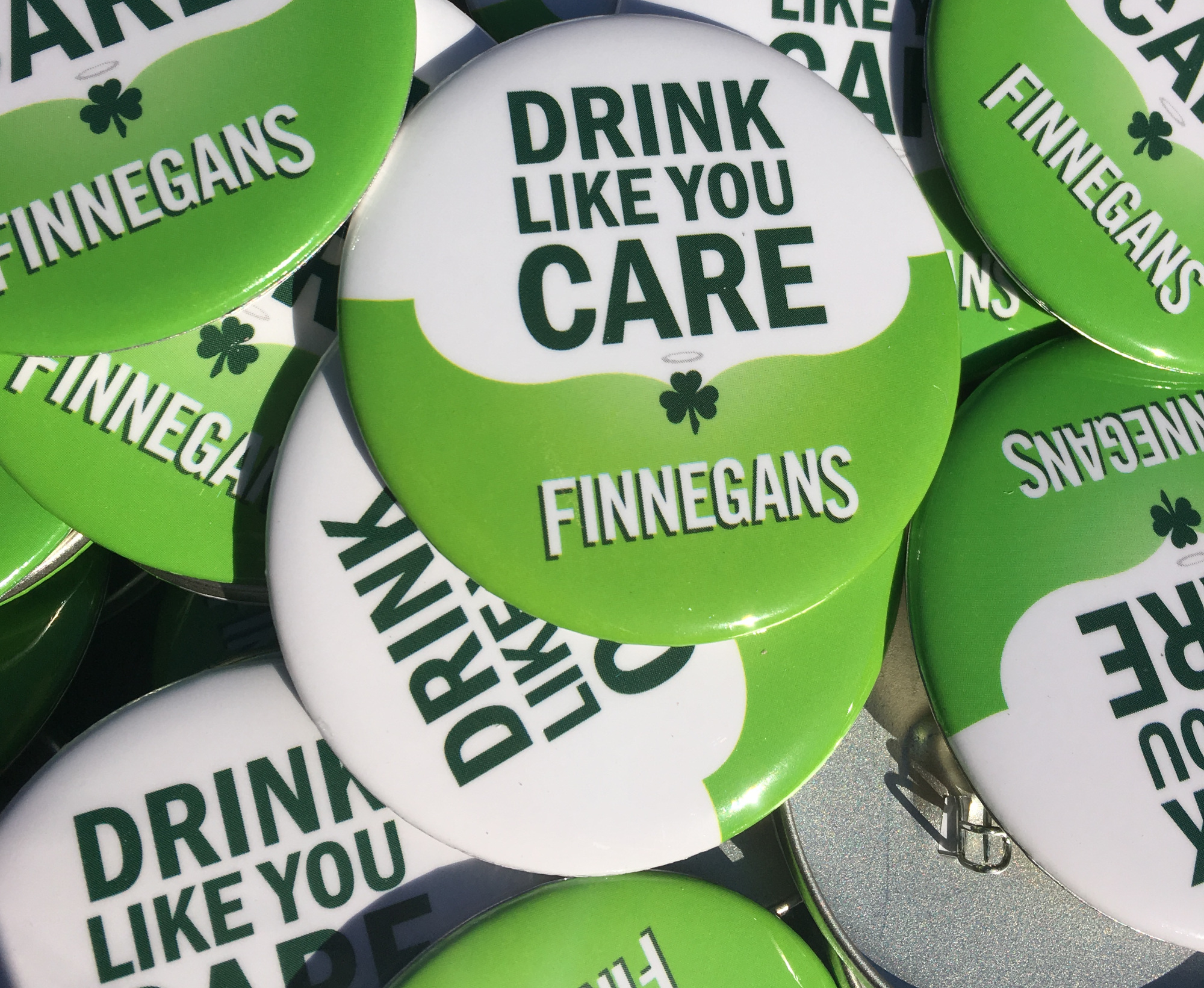 Drink Like You Care buttons