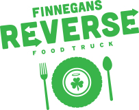 Reverse food truck logo