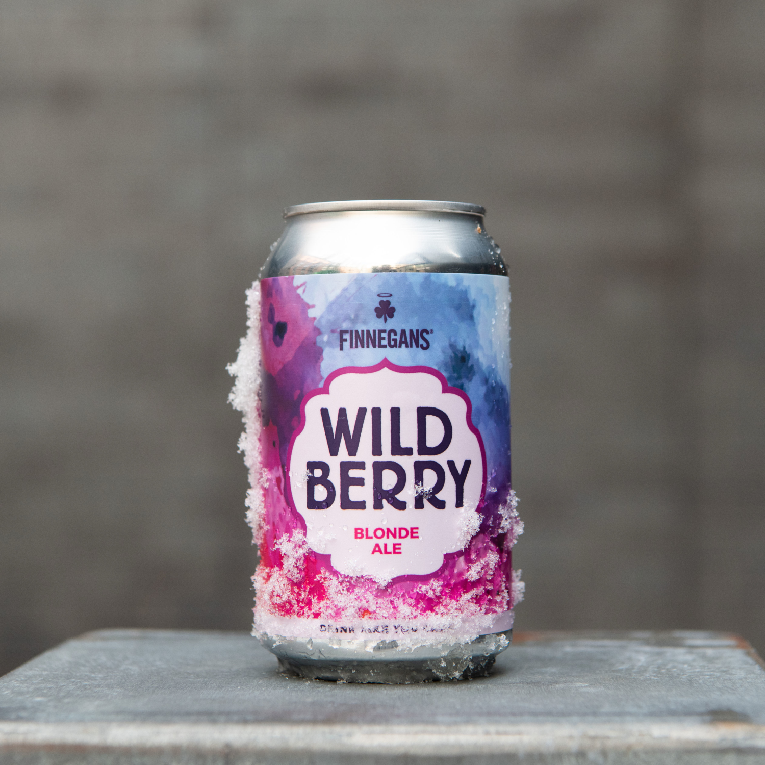 Wild Berry Blonde Can with shaved ice